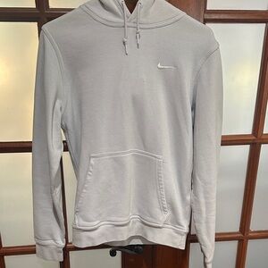 Nike Men's Light Gray Hoodie